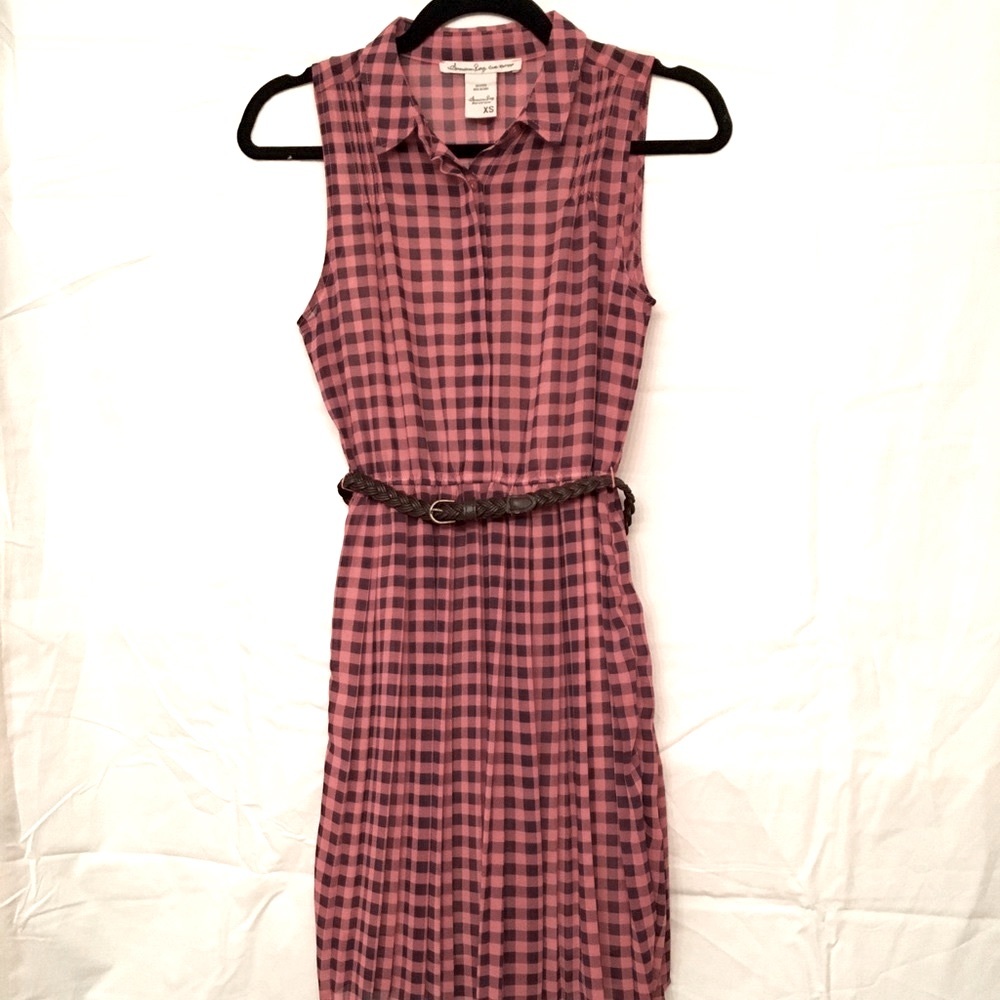 American Rag Dress pleated bottom with Belt, Juniors Sz.  XS. New